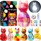 Goodyking Paint Your Own Cat Lamp Kit, DIY Cat Crafts Night Light, Painting Kit by GoodyKing