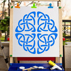 GORGECRAFT 12"X12"Celtic Stencil Triquetra Knot Templates Viking Symbol Wicca - Image 5
