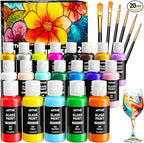 Artme 20 Colors Stained Glass Paint Set by ARTME
