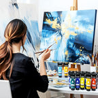 AUREUO Cadmium Yellow Deep Hue Acrylic Paint, 4 Fl Oz / 120ml Single Tube - Image 7
