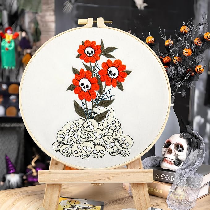 Crafmanoe Halloween Embroidery Starter Kit - Image 4