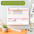 Clever Fox Habit Tracker Calendar – Inspirational Goal Tracker and Habit - Image 4