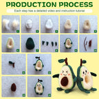 OEHPICC 2 Pcs Avocado Needle Felting Kit, Needle Felting Kits - Image 5