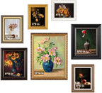 Wonderjune 7 Pcs 12x16, 8x10 and 6x8 Large French Vintage Gallery Wall Frames by Wonderjune