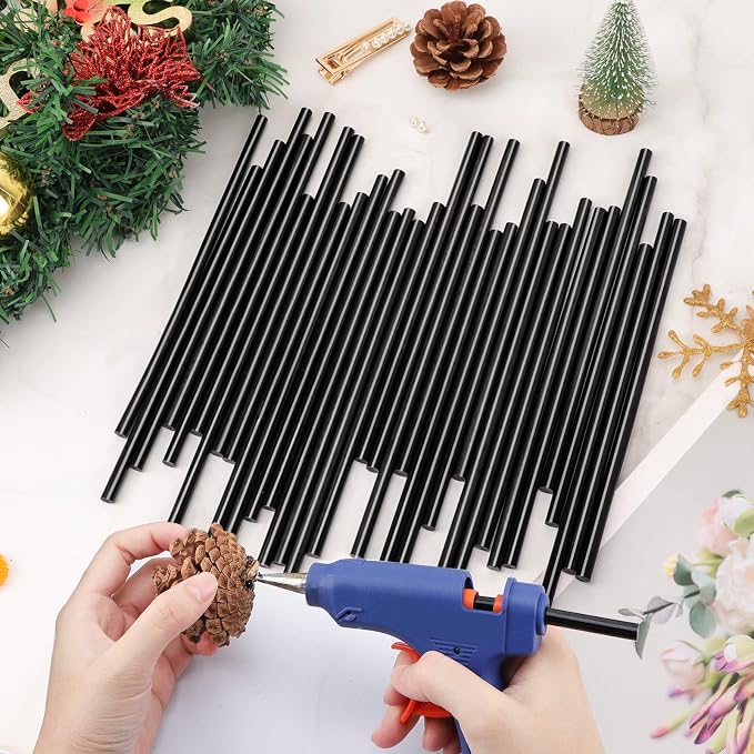 ENPOINT Black Hot Glue Sticks Mini, 7x200mm Long Hot Melt Glue Sticks - Image 6