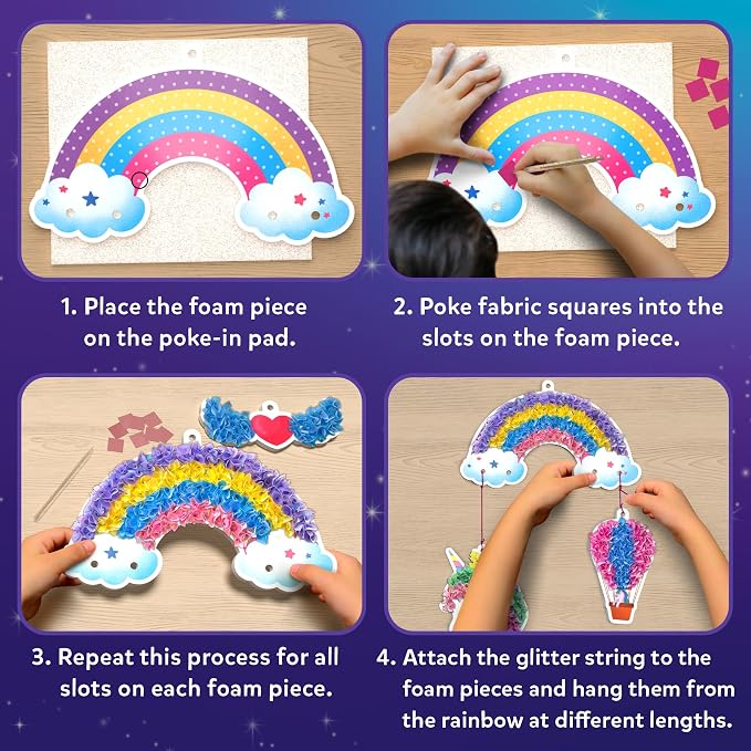 Skillmatics Poke-in Art – Magical Unicorn Dream Decor, DIY Wood Craft Kit | 5 - Image 5