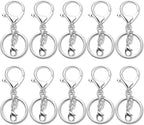 Gkeygo 10 Pack a Set Metal Lobster Claw Clasps and Key Rings, Key Chain - Image 9