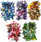 COMNICO Butterfly Stickers PET Waterproof Transparent Colorful Resin Decals by COMNICO