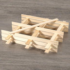 Wood Strips 1/4"x 1" x 17.5", Unfinished Flat Lumber Pine Pieces - Image 2