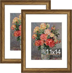 Vittanly 11x14 Picture Frames Set of 2, Ornate Vintage Photo Frame by Vittanly