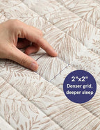 YnM 12lbs Weighted Blanket for Adults, Linen Heavy Bed Throw Blanket - Image 8