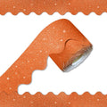 70Ft Shine Orange Bulletin Board Borders，Scalloped Poster Boards Decorations by Unknown