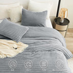 CozyLux Fluffy Queen Comforter Set - Image 2