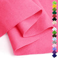 Soft Felt Fabric Sheet 18" x 36", 1.6mm Acrylic Craft Felt, Neon Pink | Soft by AblemeDeco