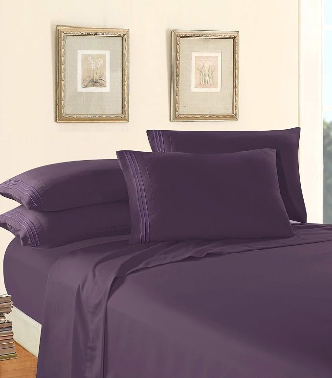 Elegant Comfort Luxury Soft 1500 Premier Egyptian 4-Piece Premium Hotel Quality - Image 3