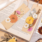 50pcs Boho Pressed Flowers Bulk, Vintage Dried Flower Leaves, Natural Fall - Image 5