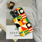 ZHEGAILIAN Case for iPhone 16 Pro Max, Geometric Colors Durable Shockproof - Image 6