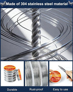 FIVEIZERO Stainless Steel Wire for Jewelry Making, Include 18/20/22/24/26/28 - Image 3