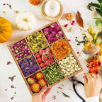 21 Pack Dried Flowers for Candle Making, 100% Natural Dried Herbs Kit for Soap - Image 5