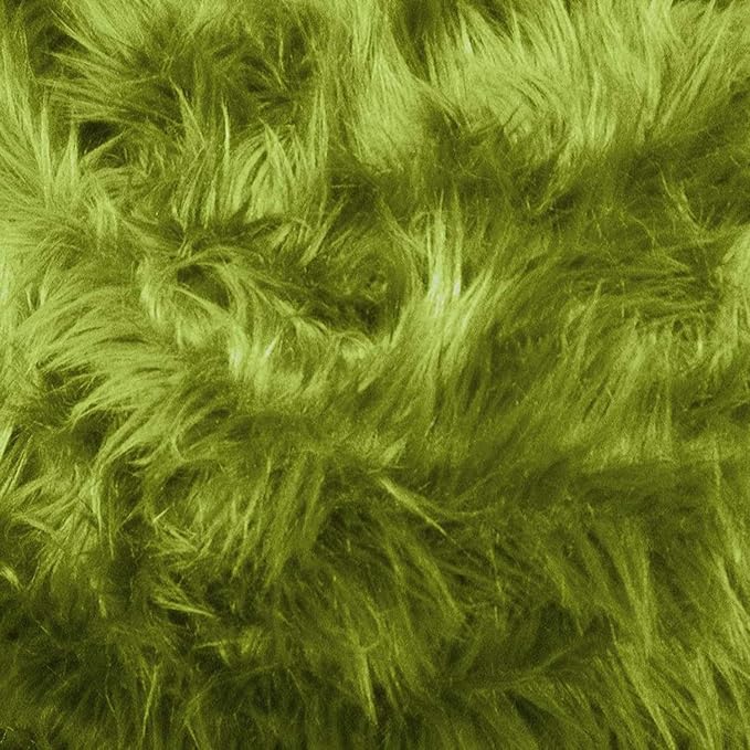 Faux Fake Fur Long Pile Luxury Shaggy/Craft, Decorations / 60" Wide/Sold by The by FabricEmpire