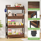 Tribesigns 4-Tier Retail Snack Display Shelf, Snack Rack Display Stand - Image 6