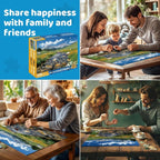 300 Pieces Nature Puzzle for Adults, Maroon Bells Mountain Lake Landscape Large - Image 6