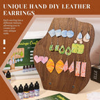 Leather Crafting Kit Leather Earrings Making Kit - Image 3