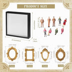 Lineshading DIY Mini Silhouette Shadow Box Museum Frame Kit - Image 3