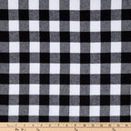 Hobby Lobby Black & White Buffalo Plaid Flannel Fabric, 1 Yard | Precut Fabric - Image 8
