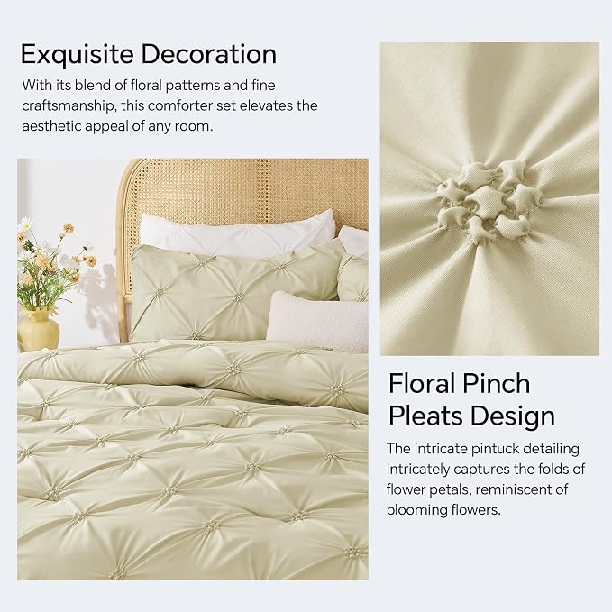 BEDELITE Beige Queen Comforter Set - Image 4