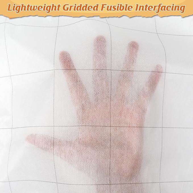 Fusible Interfacing with 2.5 x 2.5 Inches Grid - Image 3