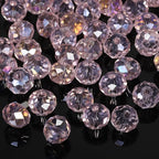 500pcs 6mm Crystal Glass Beads for Jewelry Making Faceted Rondelle Flat Beads by Nitopupu