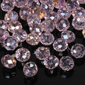 300pcs 8mm Crystal Glass Beads for Jewelry Making Faceted Rondelle Flat Beads by Nitopupu