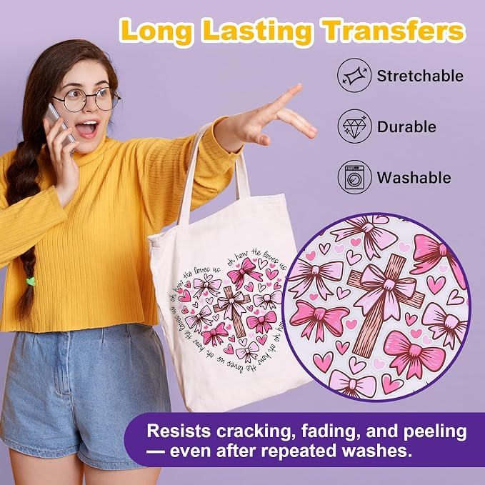 TECKWRAP Printable Heat Transfer Vinyl & Mask Sheets - Image 4