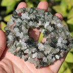 200 Pcs Green Rutilated Quartz Chip Beads - Image 6