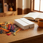 100Pcs Blank Bookmarks with Tassels, 400gsm Cardstock 5x15cm White Blank Paper - Image 6