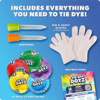 Blue Marble Tie-Dye Dotz 15-Piece Set – Make Vibrant, Colorful Tie Dye Designs - Image 6