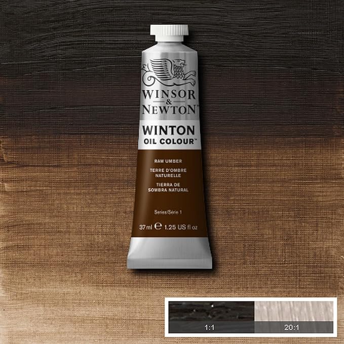 Winsor & Newton Winton Oil Color, 37ml Tube, Raw Umber - Image 2