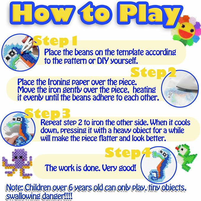 1000Pcs Beads Fuse - 5mm Transparent Melting Beads - Image 6