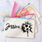 Reginary 80 Pack Canvas Zipper Makeup Bags Bulk Pencil Pouches Blank DIY Craft - Image 6