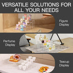 ANDGOO 10 Pack Acrylic Display Risers, 2 Set Perfume Stand Organizer, Display - Image 6