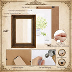 Kathfly 20 Pack Vintage Picture Frames - Image 7
