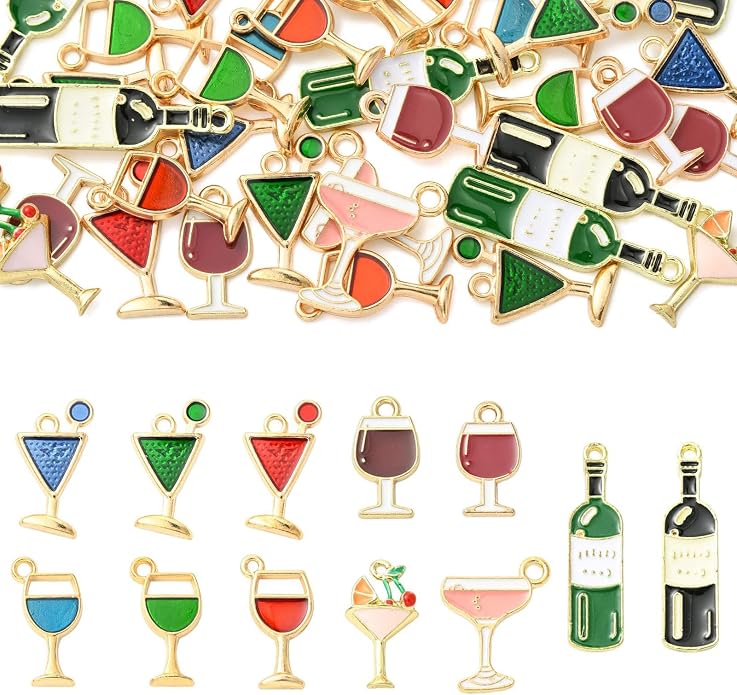 Enamel Food Charms Cute Assorted Food Pendants Sweet Dessert Charms by BoutigemJewelry