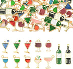 Enamel Food Charms Cute Assorted Food Pendants Sweet Dessert Charms by BoutigemJewelry