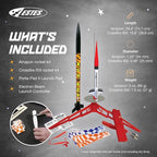 Estes 1469 Tandem X Rocket-Building Kit, Beginner Flying-Rocket Model Kit - Image 3