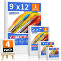 FIXSMITH Stretched Canvas for Painting, Pre-Primed Canvases Wood Framed Canvas by FIXSMITH