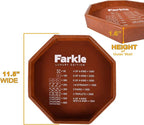 Farkle Luxury Edition Brown Dice Tray | PU Leather - Image 4
