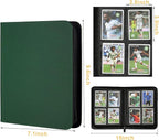 4 Pocket Ringless Side Loading Trading Card Binder, 160 Cards PU Fixed Page - Image 2