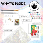 Yezavesu 12x16 Inch Framed Paint by Numbers Kit - Image 4