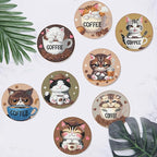 Clendo 8 PCS Diamond Art Coasters - Image 7